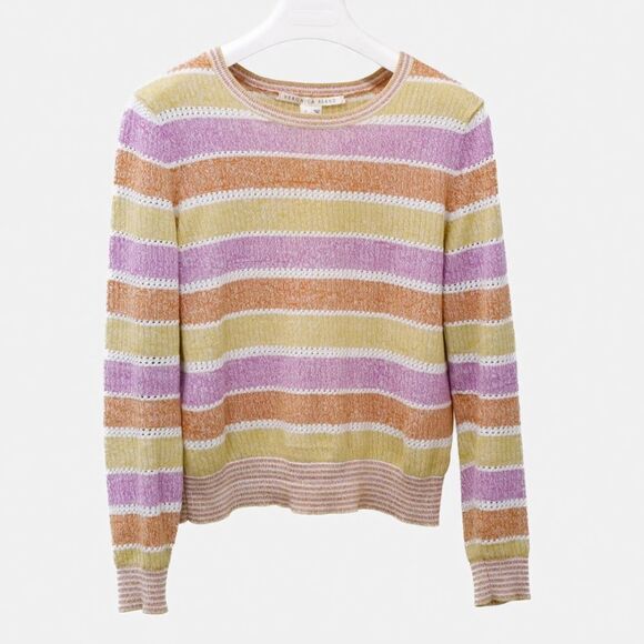 Veronica Beard Purple and Gold Knit Top, Small - Picture 1 of 9